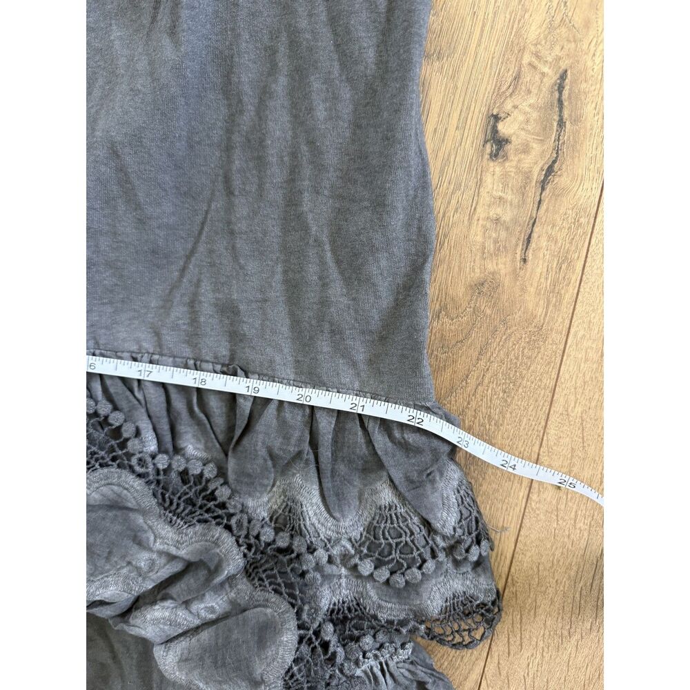 A RARE BIRD S/M NWT Handmade Vintage Ruffle Lagenlook Boho Slip Dress - Picture 9 of 10